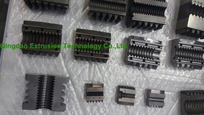 corrugated pipe mould block